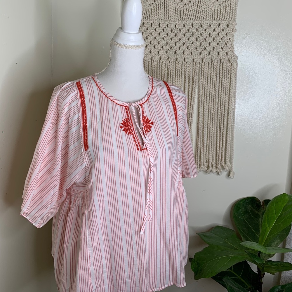 NWT Banana Republic boho blouse with wide sleeves